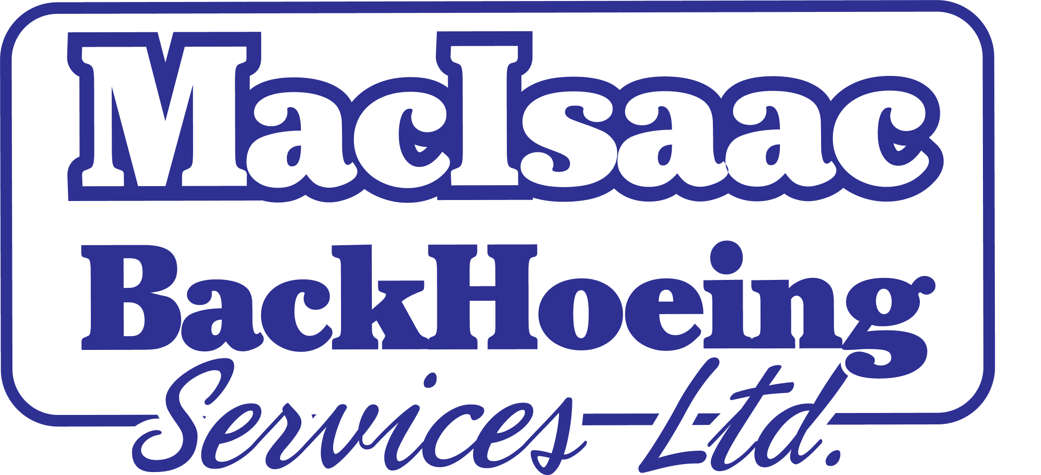 MacIsaac Backhoeing- main logo