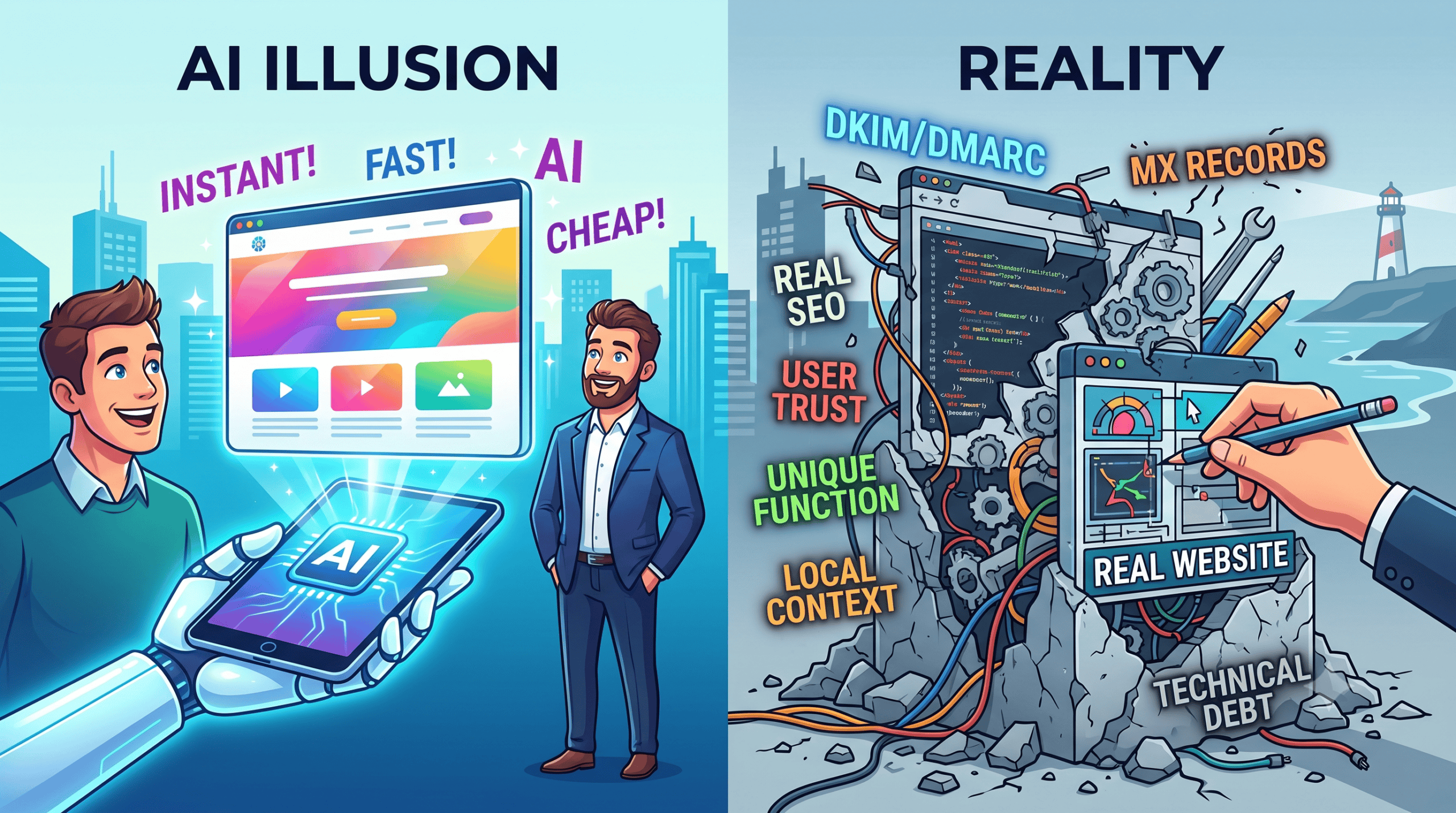 The AI Illusion: Why Your DIY Website Might Be Costing You More Than It Saves